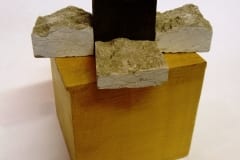 "SOO" 2008 klaas, metall, kivid,veeaur <br />"SWAMP" 2008 glass,metal,stones,water steam