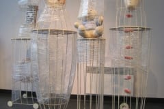 Installatsioon "HINGEMAA" 2009 metall,kile,mänguasjad, puu jm  <br />"SOUL of LIFE" 2009 metal, plastic,toys,wood etc
